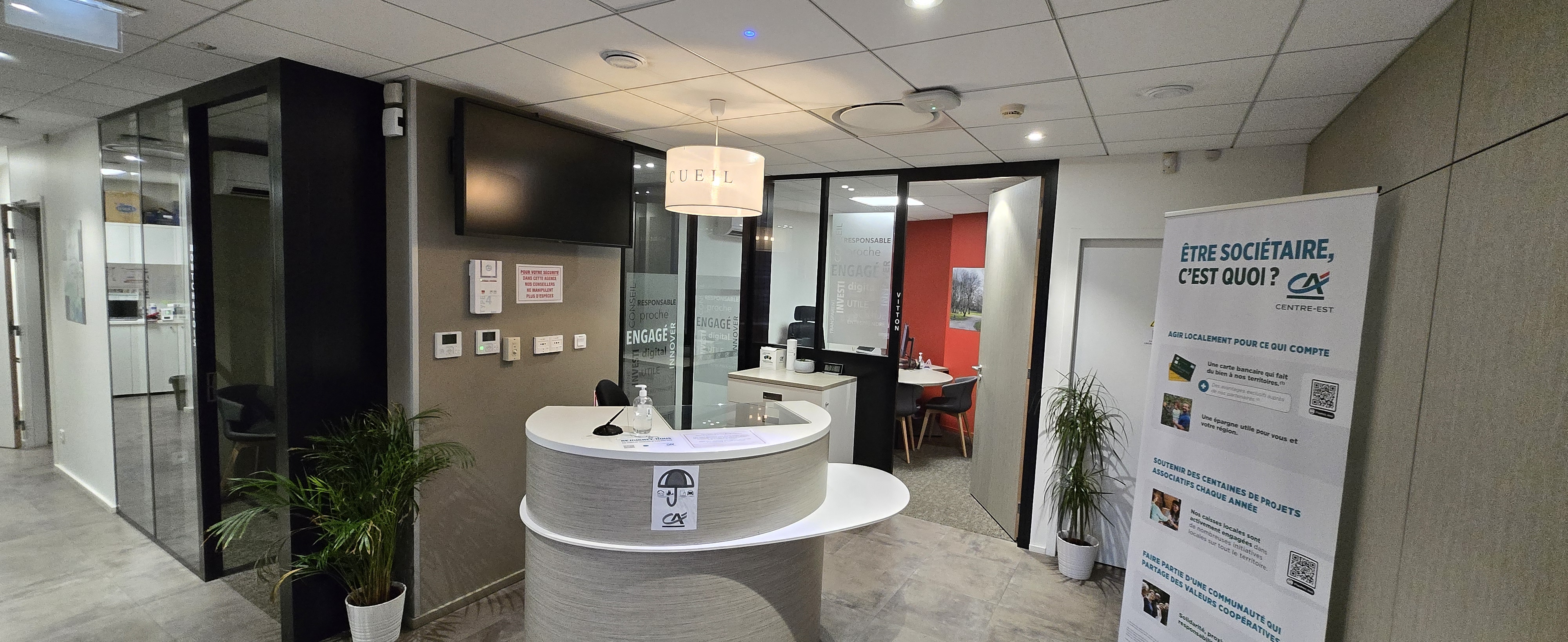 Crédit agricole Centre-est à Lyon Place ronde