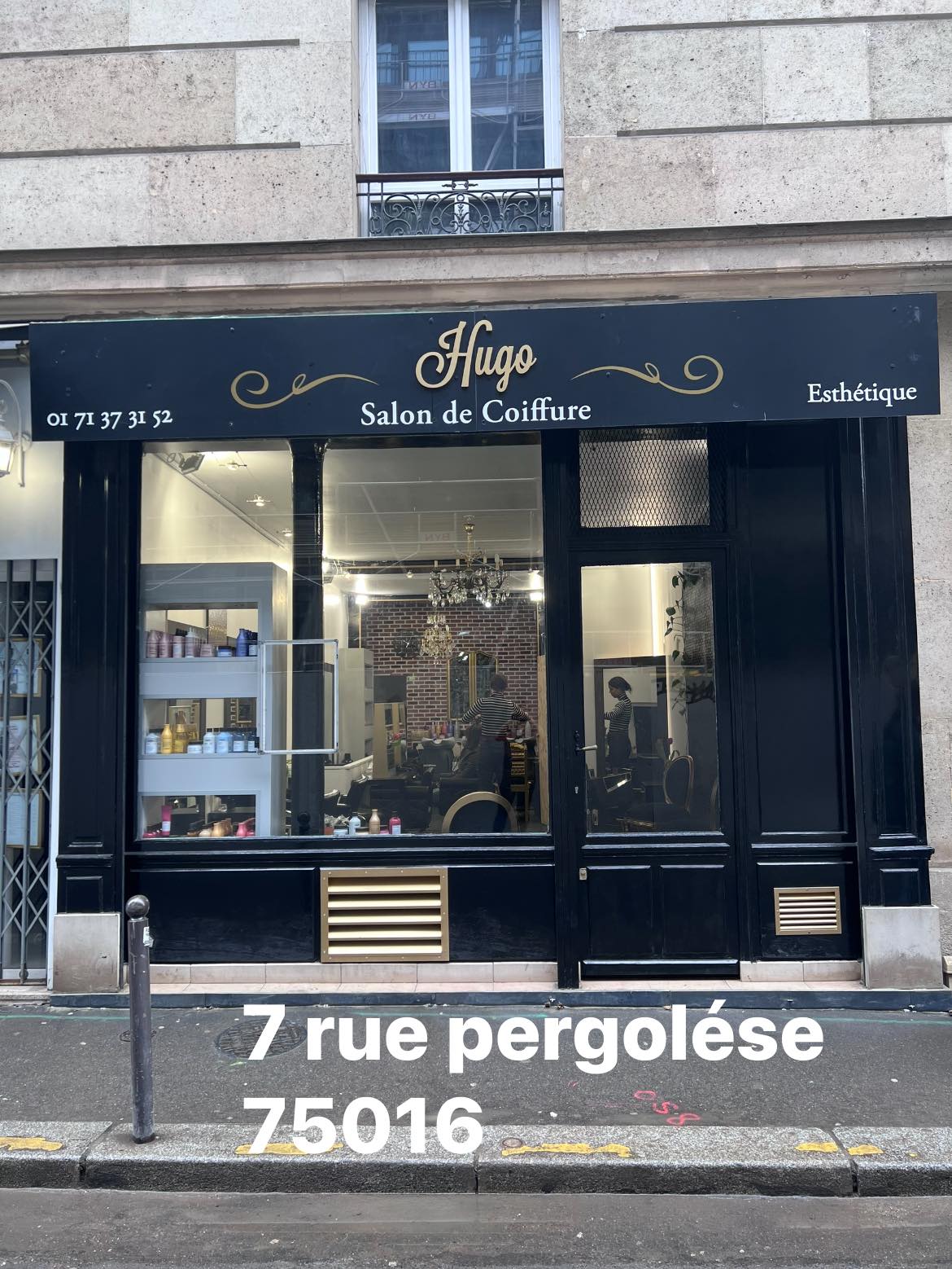 Chez Hugo Salon de coiffeur logo