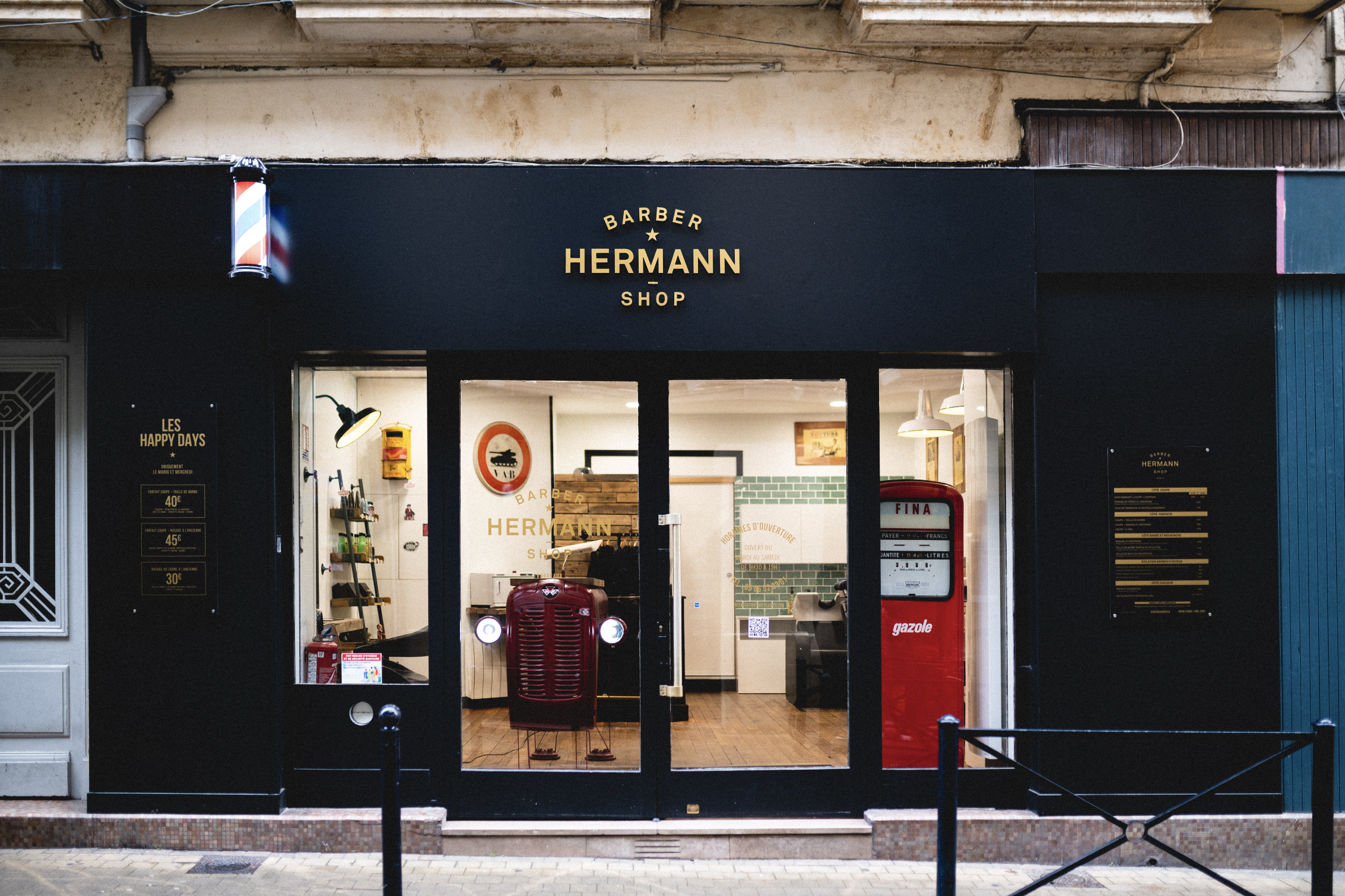 Salon Hermann - Barbier Bordeaux